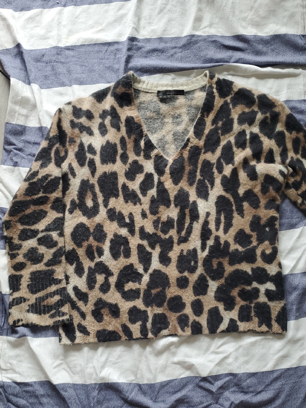 Leopard Print Cashmere Sweater